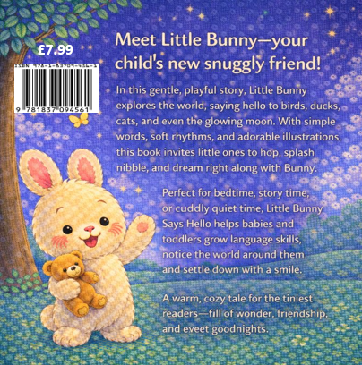 Little Bunny Says Hello - Paperback - (Baby - 6 Years)